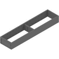 BLUM ZC7S450RS1AMBIA-LINE ramki do szuflady standardowej, do LEGRABOX/MERIVOBOX, stal, dł.=450 mm, szerokość=100 mm ANTRACYT MAT