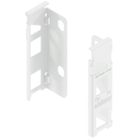BLUM ZB7M000S Uchwyt drewnianej ścianki tylnej LEGRABOX, wys. M (106 mm), prawy+lewy BIAŁY MAT
