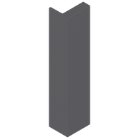 BLUM ZB4E00AK Zaślepka do MERIVOBOX, wysokość E, symetryczna, ANTRACYT MAT