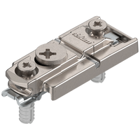 BLUM 177H5400E CLIP prowadnik, prosty, 0 mm, Cynk, z kołkiem rozporowym EXPANDO, RW: mimośród