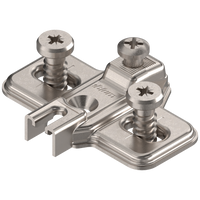 BLUM 193L8100 MODUL prowadnik, krzyżakowy, 0 mm, Stal, na zamont. EURO wkręty, RW: otwór podłużny