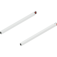 BLUM ZR4.350RS Reling podłużny MERIVOBOX, dł.=350 mm, lewy+prawy, JEDWABIŚCIE BIAŁY MAT
