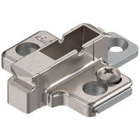 BLUM 175H9160 CLIP prowadnik, krzyżakowy, 6 mm, Cynk, wkręty EURO, RW: 2-częściowy