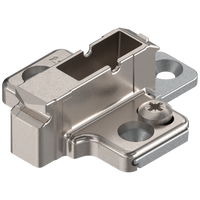 BLUM 175H7190 CLIP prowadnik, krzyżakowy, 9 mm, Cynk, Wkręty, RW: 2-częściowy