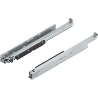 BLUM 766H6000S MOVENTO z BLUMOTION S, pełny wysuw, prowadnica, 70 kg, dł.=600 mm, wymaga sprzęgła, lewa+prawa