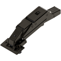 BLUM 71B453T CLIP top BLUMOTION Zawias do cienkich drzwi 110°, Drzwi nakładane, puszka: EXPANDO T, CZARNY ONYKS