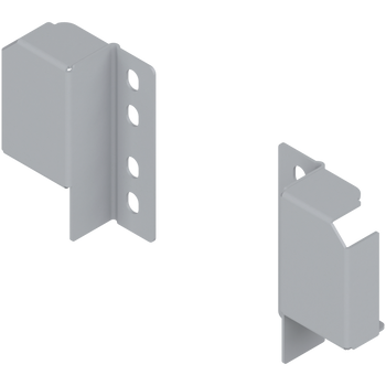 BLUM ZRR.5200 TANDEMBOX plus/antaro uchwyt relingu (tylny) do regulowanego relingu, na wkręty, prawy+lewy SZARY