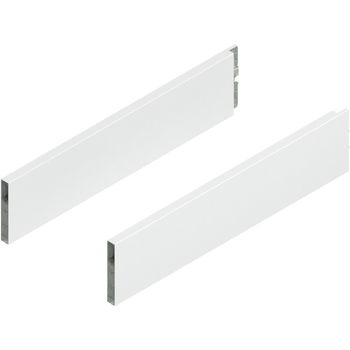 BLUM ZL4.450S.E MERIVOBOX BOXCAP, dł.=450 mm, wysokość E, lewy+prawy, JEDWABIŚCIE BIAŁY MAT