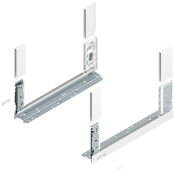 BLUM 780C4502S Bok szuflady LEGRABOX, wysokość C (177 mm), dł.=450 mm, lewy+prawy, do LEGRABOX free BIAŁY MAT