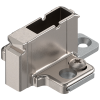 BLUM 175H9190.22 CLIP prowadnik, krzyżakowy, 18 mm, Cynk, wkręty EURO, RW: 2-częściowy