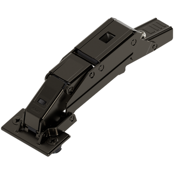 BLUM 71B453T CLIP top BLUMOTION Zawias do cienkich drzwi 110°, Drzwi nakładane, puszka: EXPANDO T, CZARNY ONYKS