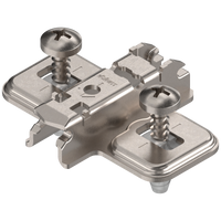 BLUM 174E6130.01 CLIP prowadnik, krzyżakowy, 3 mm, Stal, z kołkiem rozporowym EXPANDO, RW: otwór podłużny