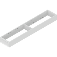 BLUM ZC7S550RS1 AMBIA-LINE ramki do szuflady standardowej, do LEGRABOX/MERIVOBOX, stal, dł.=550 mm, szerokość=100 mm JEDWABIŚCIE BIAŁY MAT