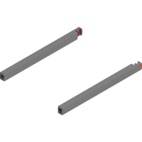 BLUM ZR4.270RS Reling podłużny MERIVOBOX, dł.=270 mm, lewy+prawy, SZARY INDIUM MAT