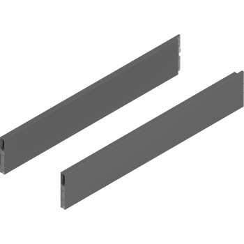 BLUM ZL4.600S.E MERIVOBOX BOXCAP, dł.=600 mm, wysokość E, lewy+prawy, ANTRACYT MAT