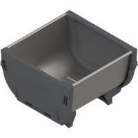 BLUM ZSI.010SI ORGA-LINE pojemnik, długość=88 mm, szerokość=88 mm INOX
