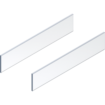 BLUM ZE4M460G MERIVOBOX element dekoracyjny-bok, wysokość E (95 mm), dł.=550 mm, szkło przezroczyste, 2 szt.