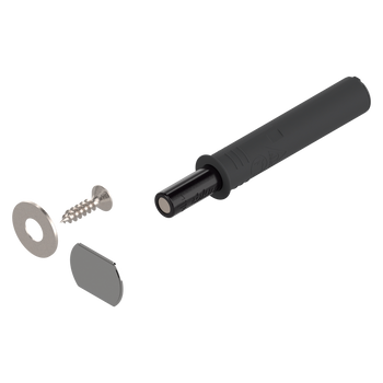 BLUM TIP-ON 956.1004 TIP-ON do drzwi (Zestaw), Wersja standardowa krótka, z magnesem CZARNY CARBON