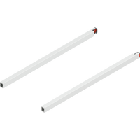 BLUM ZR4.450RS Reling podłużny MERIVOBOX, dł.=450 mm, lewy+prawy, JEDWABIŚCIE BIAŁY MAT