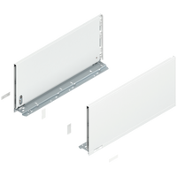 BLUM 770F5002S Bok szuflady LEGRABOX, wysokość F (241 mm), dł.=500 mm, lewy+prawy, do LEGRABOX pure BIAŁY MAT