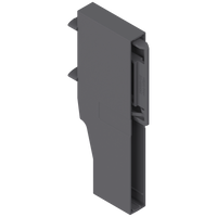 BLUM Z40H0002Z ORGA-LINE uchwyt listwy poprzecznej, do szuflady z wysokim frontem TANDEMBOX plus, prawy, lewy CIEMNOSZARY