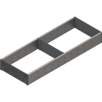 BLUM ZSI.550FI2N ORGA-LINE wkład z przegródkami (częściowe wypełnienie), do szuflady standardowej TANDEMBOX, dł. NL=550 mm, szer. korpusu KB=1000 mm, szer.=194 mm INOX