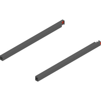 BLUM ZR4.350RS Reling podłużny MERIVOBOX, dł.=350 mm, lewy+prawy, ANTRACYT MAT