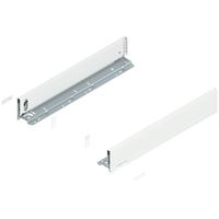 BLUM 770M5002 Bok szuflady LEGRABOX, wysokość M (90.5 mm), dł.=500 mm, lewy+prawy, do LEGRABOX pure BIAŁY MAT