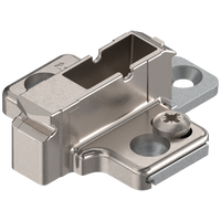 BLUM 175H9190 CLIP prowadnik, krzyżakowy, 9 mm, Cynk, wkręty EURO, RW: 2-częściowy