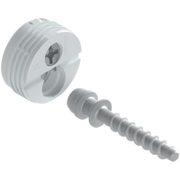 BLUM 40.0700N obudowa na wcisk z wkrętem centrycznym na froncie, BIAŁA