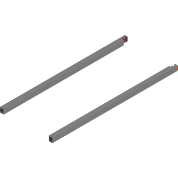 BLUM ZR4.500RS Reling podłużny MERIVOBOX, dł.=500 mm, lewy+prawy, SZARY INDIUM MAT