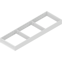 BLUM ZC7S650RS2 AMBIA-LINE ramki do szuflady standardowej, do LEGRABOX/MERIVOBOX, stal, dł.=650 mm, szerokość=200 mm BIAŁY MAT