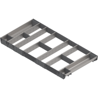BLUM ZSI.10VUI6 ORGA-LINE wkład kombi (całkowite wypełnienie), do szuflady standardowej TANDEMBOX, dł. NL=500 mm, szer. korpusu KB=1000mm INOX