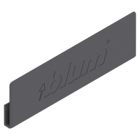 BLUM ABD.1000.BTABD V1000OG-M Zaślepka AVENTOS HK top / Zaślepka do MERIVOBOX, symetryczna, pogłębiony (blum), ANTRACYT MAT