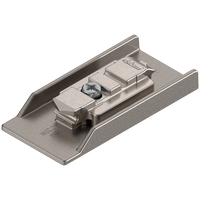 BLUM 175M4C20N CLIP CRISTALLO prowadnik, do naklejania, prosty, 0 mm, Cynk, RW: 2-częściowy