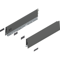 BLUM 470M4002S Bok MERIVOBOX, wysokość M (91 mm), dł.=400 mm, lewy+prawy, ANTRACYT MAT