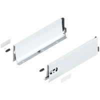 BLUM 378K4002SA Bok szuflady TANDEMBOX, wysokość K (115 mm), dł.=400 mm, lewy+prawy, do TANDEMBOX antaro, BIAŁY