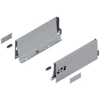 BLUM 378K3002SA Bok szuflady TANDEMBOX, wys. K (115 mm), dł.=300 mm, lewy+prawy, do TANDEMBOX antaro SZARY