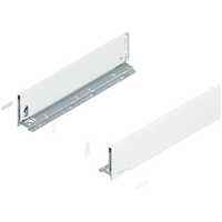 BLUM 770K5002 Bok szuflady LEGRABOX, wysokość K (128.5 mm), dł.=500 mm, lewy+prawy, do LEGRABOX pure BIAŁY MAT