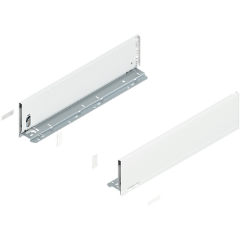 BLUM 770K5002 Bok szuflady LEGRABOX, wysokość K (128.5 mm), dł.=500 mm, lewy+prawy, do LEGRABOX pure BIAŁY MAT