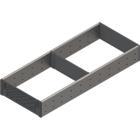 BLUM ZSI.500FI2N ORGA-LINE wkład z przegródkami (częściowe wypełnienie), do szuflady standardowej TANDEMBOX, dł. NL=500 mm, szer. korpusu KB=1200 mm, szer.=194 mm INOX