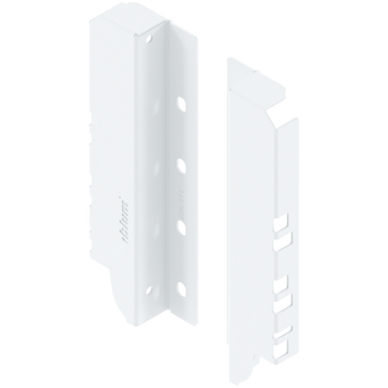 BLUM Z30C000S Uchwyt drewnianej ścianki tylnej TANDEMBOX, wys. C (192 mm), prawy+lewy BIAŁY