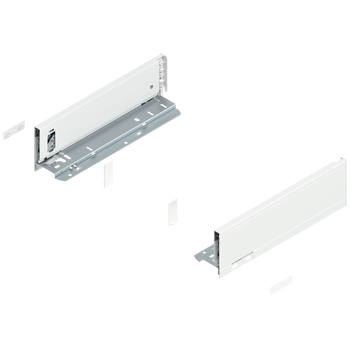 BLUM 770M3002 Bok szuflady LEGRABOX, wysokość M (90.5 mm), dł.=300 mm, lewy+prawy, do LEGRABOX pure BIAŁY MAT