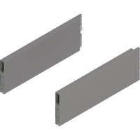 BLUM ZL4.300S.E MERIVOBOX BOXCAP, dł.=300 mm, wysokość E, lewy+prawy, SZARY INDIUM MAT