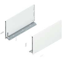 BLUM 770F4502S Bok szuflady LEGRABOX, wysokość F (241 mm), dł.=450 mm, lewy+prawy, do LEGRABOX pure BIAŁY MAT