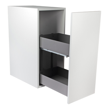 SMARTT KOSZ CARGO DO SZAFKI 30 CICHY DOMYK PEŁNE DNO WYSUW 2 POZIOMY ANTRACYT