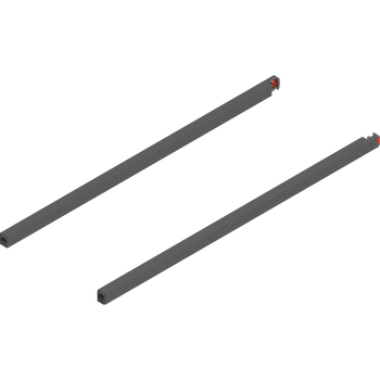 BLUM ZR4.550RS Reling podłużny MERIVOBOX, dł.=550 mm, lewy+prawy, ANTRACYT MAT