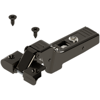 BLUM 71T960A CLIP top zawias do ram alumin. 95°, Drzwi bliźniacze, puszka: na wkręty, CZARNY ONYKS