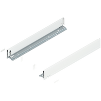 BLUM 770M6502 Bok szuflady LEGRABOX, wysokość M (90.5 mm), dł.=650 mm, lewy+prawy, do LEGRABOX pure BIAŁY MAT