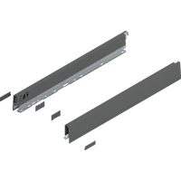 BLUM 470N5502S Bok MERIVOBOX, wysokość N (68.5 mm), dł.=550 mm, lewy+prawy, ANTRACYT MAT